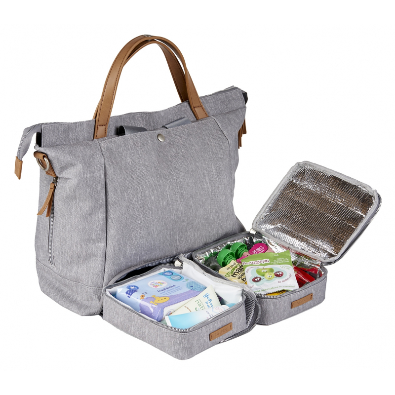 BabaBing Erin přebalovací taška/ batoh, Grey Marl