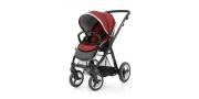 BabyStyle kočárek Oyster Max Black/Tango Red 2017