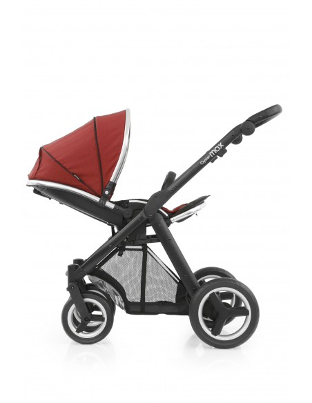 BabyStyle kočárek Oyster Max Black/Tango Red 2017