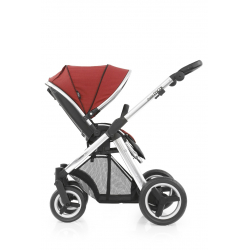 BabyStyle kočárek Oyster Max Mirror/Tango Red 2017 2