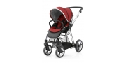 BabyStyle kočárek Oyster Max Mirror/Tango Red 2017