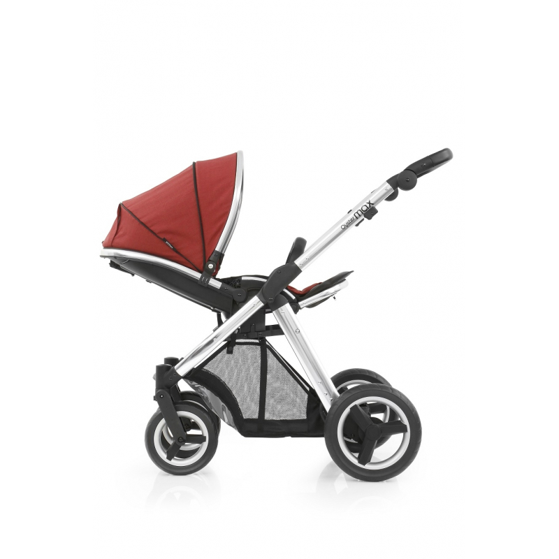 BabyStyle kočárek Oyster Max Mirror/Tango Red 2017