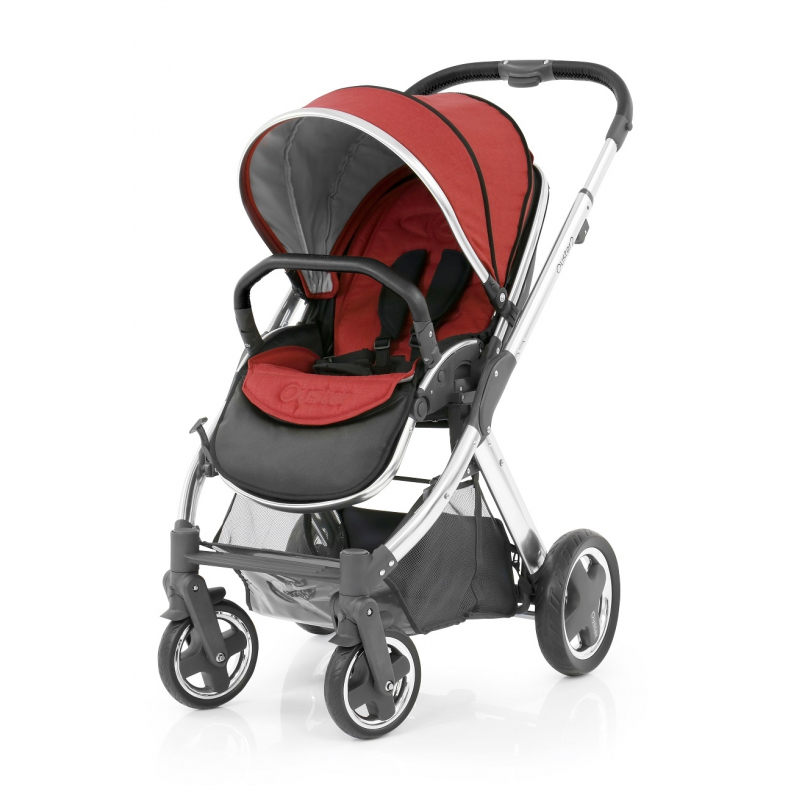 BabyStyle Oyster 2 kočárek Mirror/Tango Red 2017