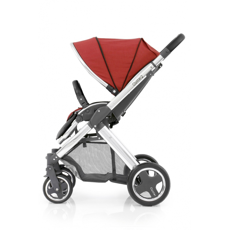 BabyStyle Oyster 2 kočárek Mirror/Tango Red 2017