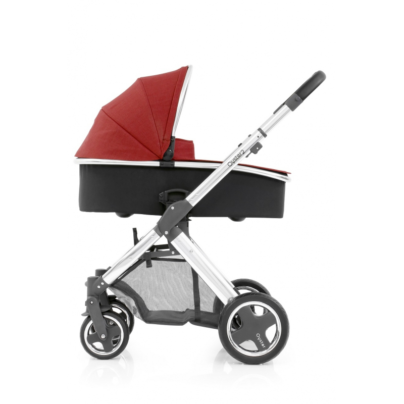 BabyStyle Oyster 2 kočárek Mirror/Tango Red 2017
