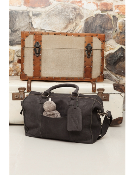 Koeka Přebalovací taška Lugano (kůže) - dark grey