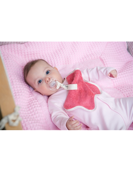 KOEKA Pacifier cloth Rome - silver grey