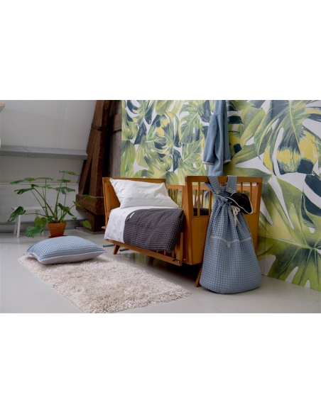 Koeka Povlak na polštář Oslo 50, sapphire/silver grey