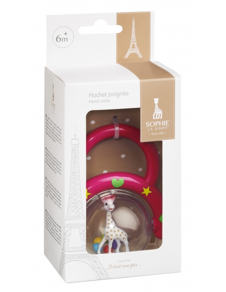 Vulli Chrastítko žirafa Sophie s ručkou