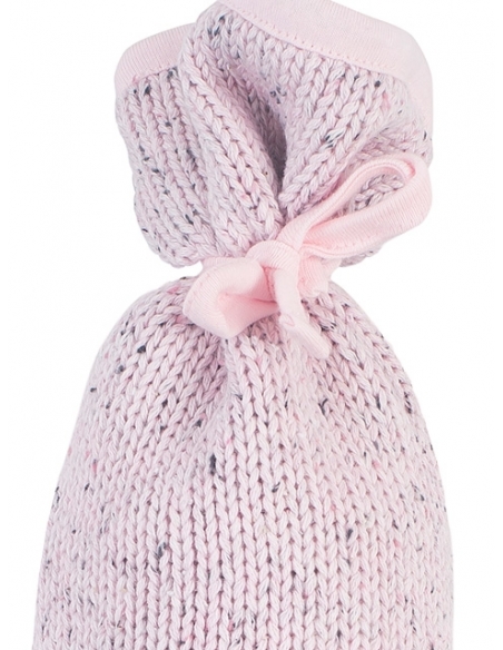 Jollein Obal na horkou láhev Confetti knit vintage pink