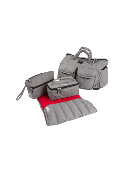 7AM Enfant Voyage bag, Heather Grey