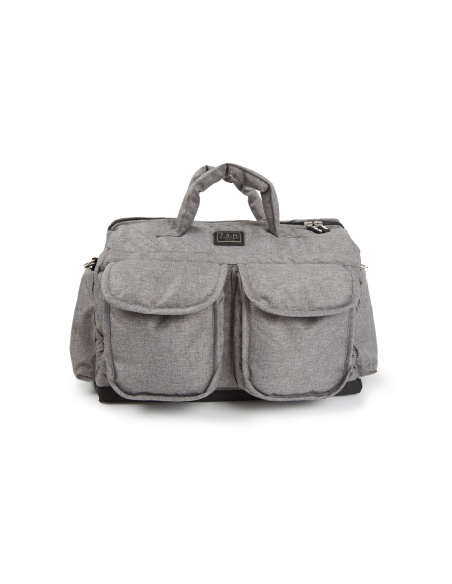 7AM Enfant Voyage bag, Heather Grey