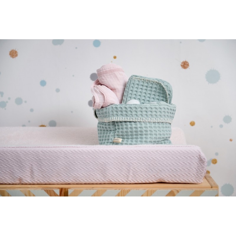 Koeka Potah na přebalovací podložku Stockholm, old baby pink