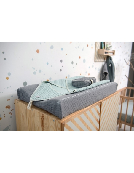 Koeka Poťah na prebaľovaciu podložku Stockholm, steel grey