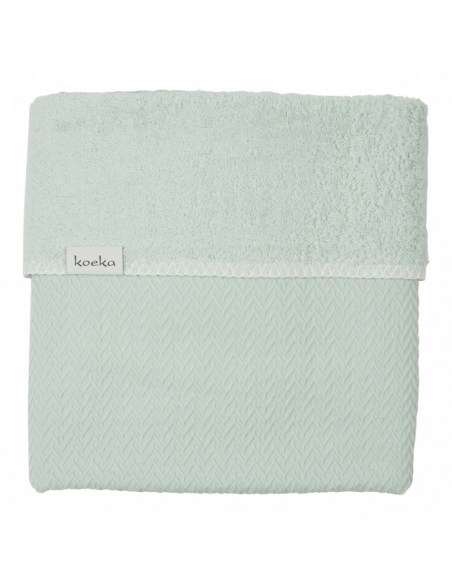 Koeka Bassinet blanket Stockholm 75x100, misty mint