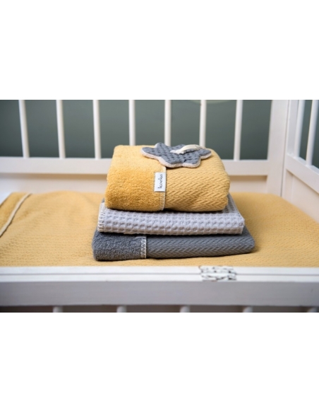 Koeka Bassinet blanket Stockholm 75x100, ochre