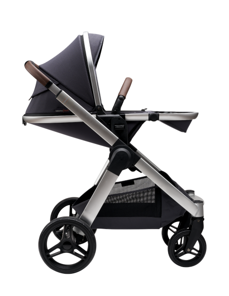 BabaBing Raffi kočík + vanička + adaptéry, Grey