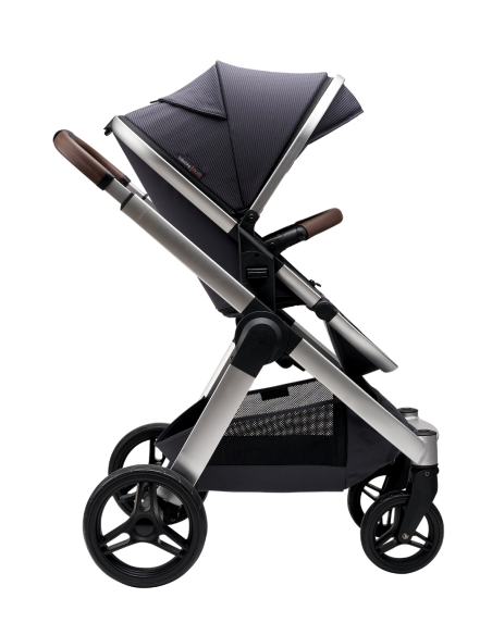 BabaBing Raffi kočík + vanička + adaptéry, Grey