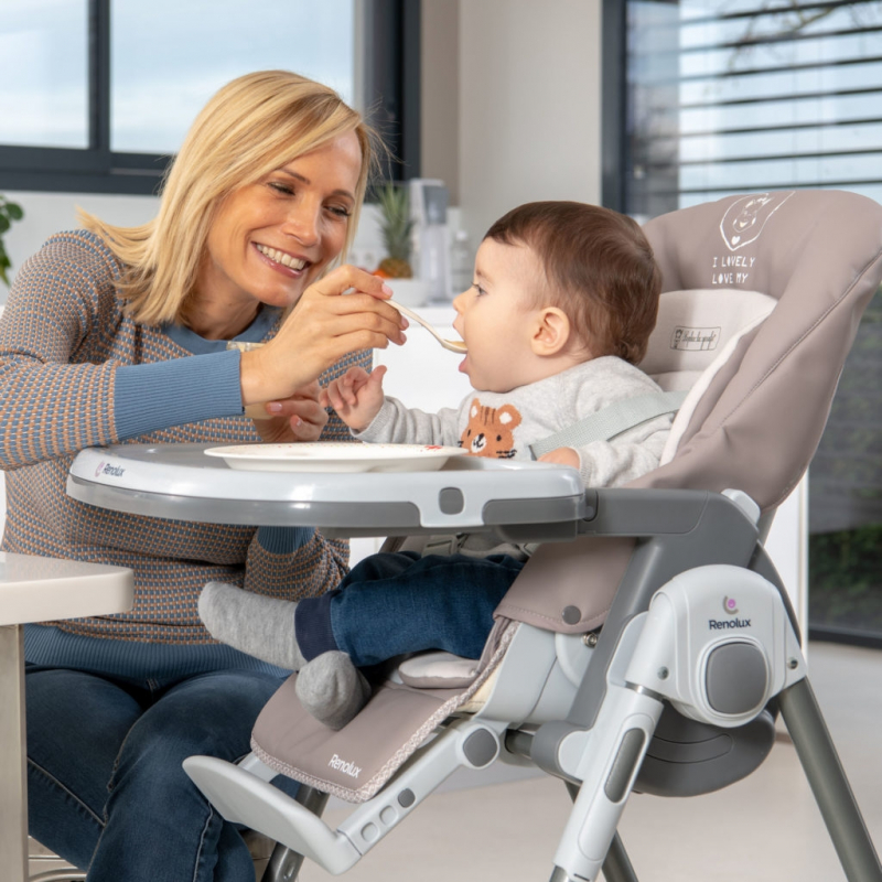 RENOLUX BEBE VISION jídelní polohovací židle 2019, Sophie la girafe So Chic