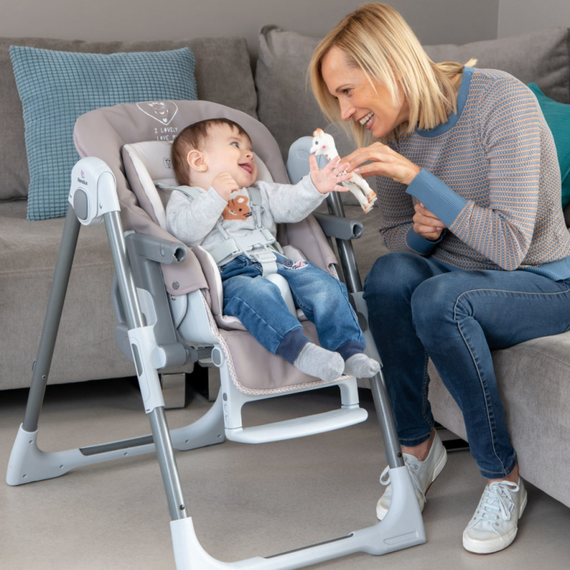 RENOLUX BEBE VISION jídelní polohovací židle 2019, Sophie la girafe So Chic