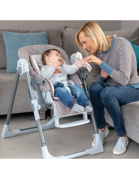 RENOLUX BEBE VISION jedálenská polohovacia stolička 2019, Sophie la girage So Chic