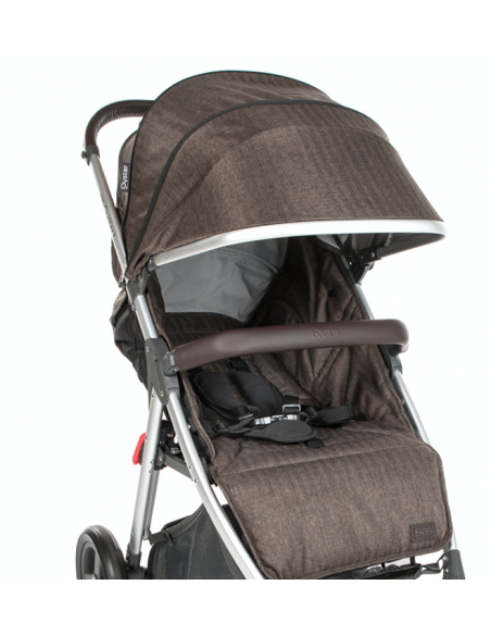 OYSTER ZERO SET sedacia časť textil + strieška TRUFFLE