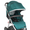 OYSTER ZERO SET sedací část textil + stříška PEACOCK
