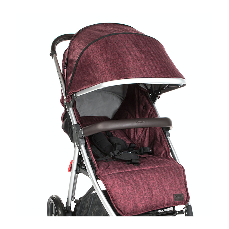 OYSTER ZERO SET sedací část textil + stříška BERRY 