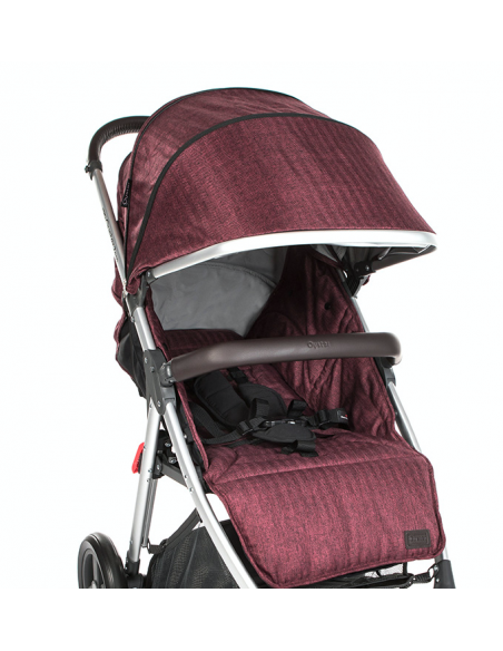 OYSTER ZERO SET sedacia časť textil + strieška BERRY 