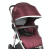 OYSTER ZERO SET sedacia časť textil + strieška BERRY 