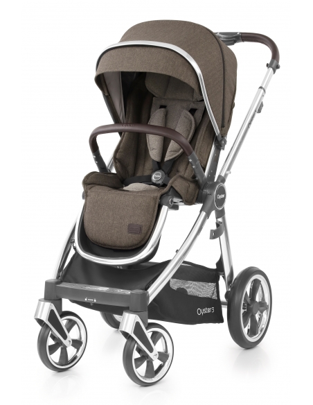 OYSTER 3 športový kočík s pláštěnkou - TRUFFLE (MIRROR rám)  2019
