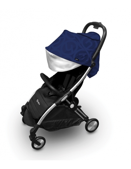 Hybrid Ezyfold kočík Chrome Silver/ Navy 2020