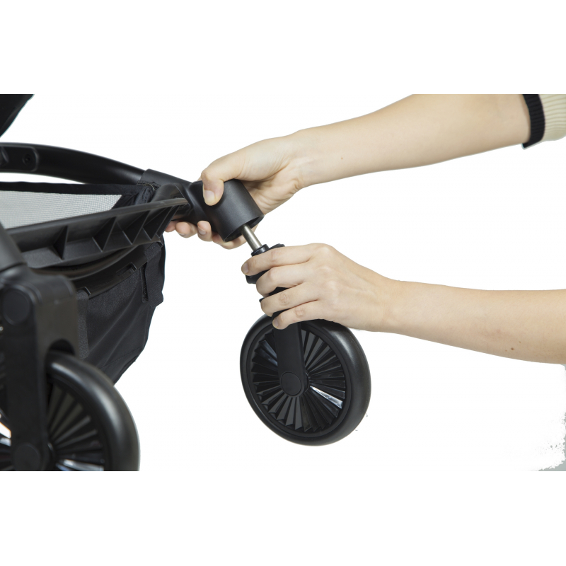 Hybrid Ezyfold stroller Chrome Silver/ Wasabi 2020