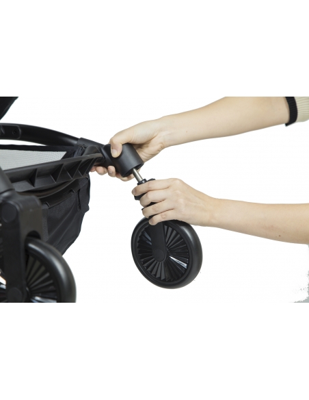 Hybrid Ezyfold stroller Chrome Silver/ Wasabi 2020