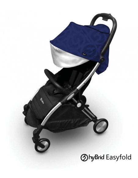 Hybrid Ezyfold kočík Chrome Silver/ Navy 2020
