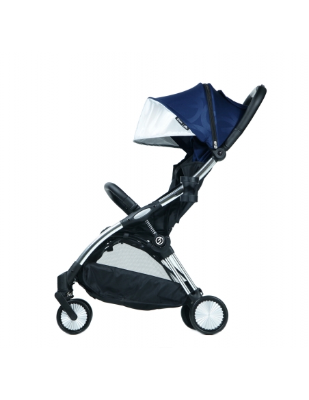 Hybrid Ezyfold stroller Chrome Silver/ Navy 2020