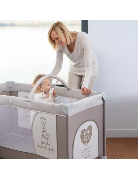 RENOLUX OPTIC Z postieľka s prebaľovacím pultom 2020, Sophie la girafe So Chic