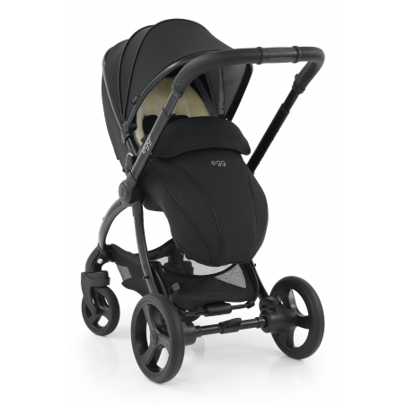 BabyStyle Egg2 kočík, JUST BLACK / Black mat 2022 - Špeciálna Edícia