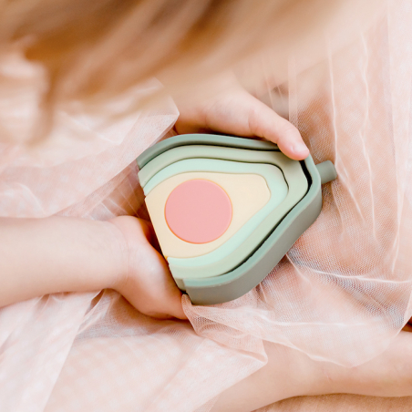 OB Designs Silicone Avocado Stacker