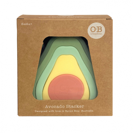 OB Designs Silicone Avocado Stacker