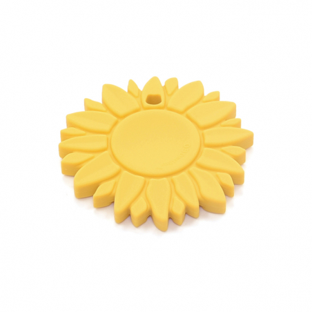 OB Designs Silikónová hryzačka slnečnica, Lemon