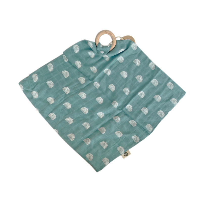 OB Designs Plenka s kroužkem 40x40, Ocean / Shell Print