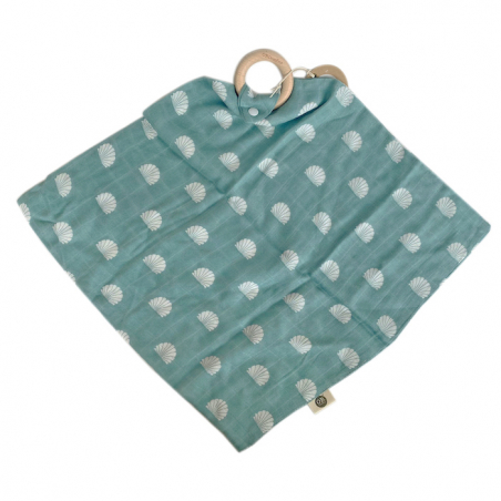 OB Designs Plenka s kroužkem 40x40, Ocean / Shell Print