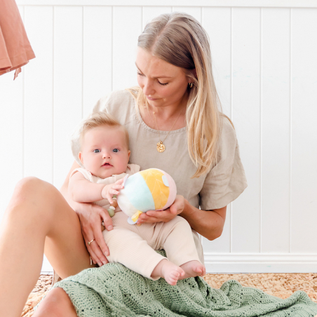 OB Designs Senzorická lopta, Autumn Pink