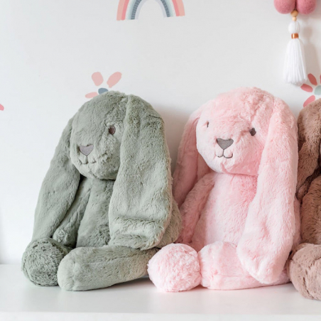 OB Designs Large Bunny Soft Toy 60 cm, Light Pink