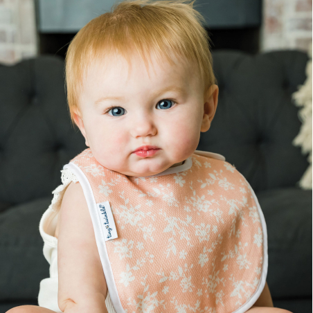 Tiny Twinkle Podbradník Kaffle, 3 ks - Blush