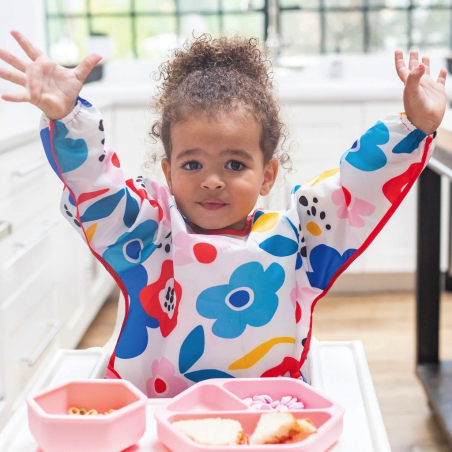 Tiny Twinkle Podbradník s dlhým rukávom - Modern Floral