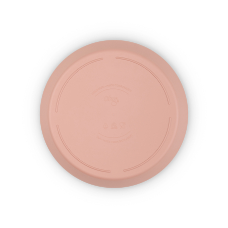 Citron Súprava tanierov z bio materiálu, 4ks - ružová / krémová