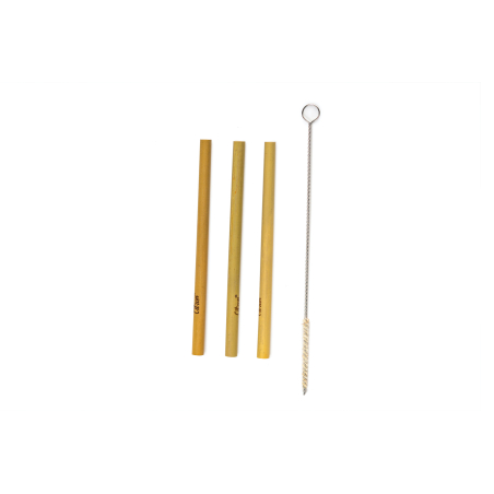 Citron Bamboo straws