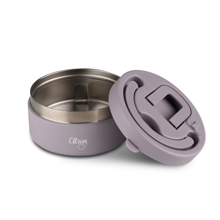 Citron Stainless Steel Food Jar 400ml - Purple